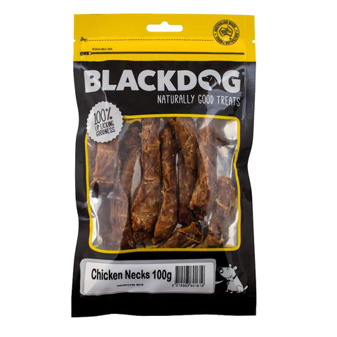 Blackdog Chicken Necks 100g - Pet And Farm 