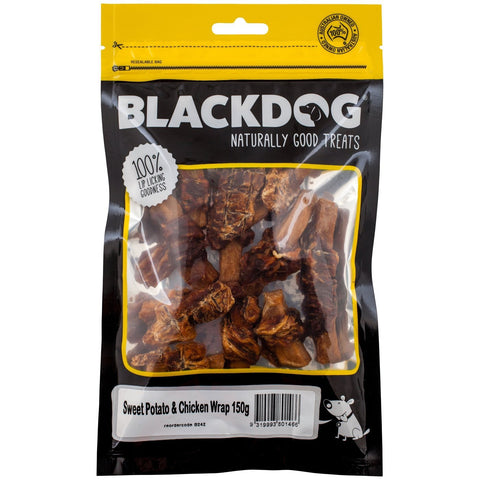 Blackdog Chicken & Sweet Potato Wrap 150S - Pet And Farm 