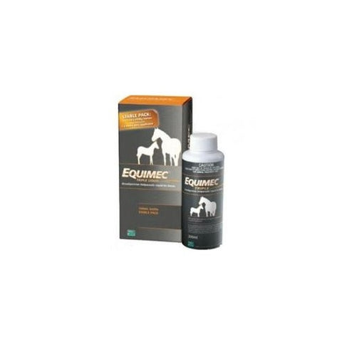 Equimec Triple Liquid for Horses Wormer 300ml - Pet And Farm 
