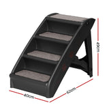 i.Pet Dog Ramp For Bed Sofa Car Pet Steps Stairs Ladder Indoor Foldable Portable - Pet And Farm 