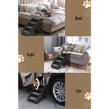 i.Pet Dog Ramp For Bed Sofa Car Pet Steps Stairs Ladder Indoor Foldable Portable - Pet And Farm 