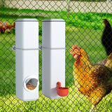 Giantz Chicken Feeder 4L Water Dispenser Automatic Waterer - Pet And Farm 