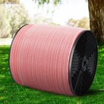 Giantz 1200M Electric Fence Wire Tape Poly Stainless Steel Temporary Fencing Kit - Pet And Farm 
