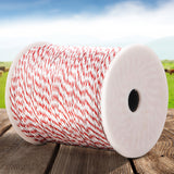 Giantz Electric Fence Wire 500M Fencing Roll Energiser Poly Stainless Steel - Pet And Farm 