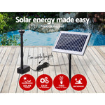 Gardeon 25W Solar Powered Water Pond Pump Outdoor Submersible Fountains - Pet And Farm 