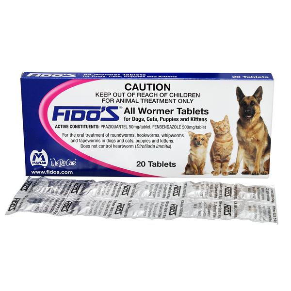 Fido’s All Wormer Tablets for Dogs and Cats – Pet And Farm