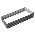 Greenfingers 180x90x30CM Galvanised Raised Garden Bed Steel Instant Planter - Pet And Farm 
