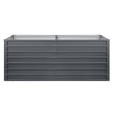 Greenfingers Garden Bed 240X80X77CM Galvanised Raised Steel Instant Planter 2N1 - Pet And Farm 