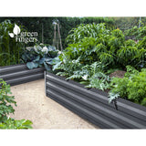 Greenfingers Garden Bed 2PCS 210X90X30cm  Galvanised Steel Raised Planter - Pet And Farm 