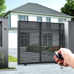 LockMaster Electric Sliding Gate Opener 1800KG With Keypad Remote 4M Rail - Pet And Farm 