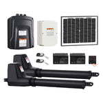 LockMaster Swing Gate Opener Auto Solar Power Electric Kit Remote Control 1000KG - Pet And Farm 
