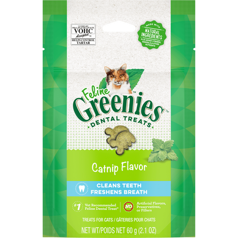 Greenies Feline Dental Treats Catnip 60g - Pet And Farm 
