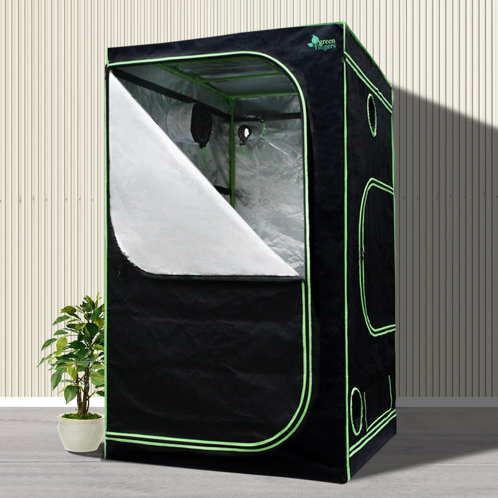 90x90x180 grow tent Green Fingers Grow Tent 90x90x180CM Hydroponics Kit Indoor Plant Room – Pet And Farm