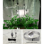 Greenfingers Hydroponics Grow Tent Ventilation Kit Vent Fan Carbon Filter Duct Ducting 4 inch - Pet And Farm 