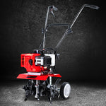 Giantz 72CC Garden Cultivator Tiller Petrol Rotary Hoe 16 Tines Rototiller - Pet And Farm 