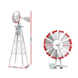 Garden Windmill 4FT 146cm Metal Ornaments Outdoor Decor Ornamental Wind Will - Pet And Farm 