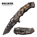Goliath – Camo Bullet Folding Knife - Pet And Farm 