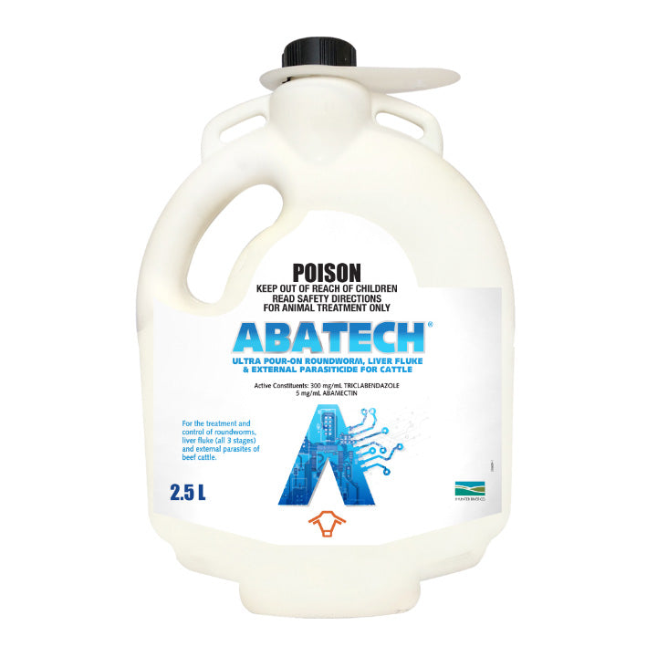 Abatech Ultra Pour-On Worms Roundworms, Liver Fluke All 3 Stages – Pet ...