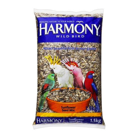 Harmony Wild Bird Sunflower Seed 1.5kg - Pet And Farm 