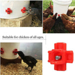 Cheeky Chooka Horizontal Poultry Water Nipple 5Pk - Pet And Farm 