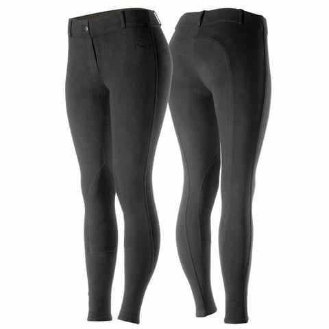 Horze Ella Ladies Pull-On Knee Patch Breeches - Pet And Farm 