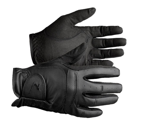 Horze Synthetic Leather Riding Gloves - Pet And Farm 