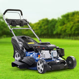 Giantz Lawn Mower Self Propelled 4 Stroke 22" 220cc Petrol Mower Grass Catch - Pet And Farm 