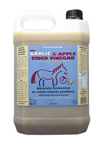 Nrg Garlic And Apple Cider Vinegar 5L - Pet And Farm 