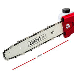 Giantz 65CC Petrol Pole Chainsaw Brush Cutter Tree Hedge Trimmer Pruner Brush - Pet And Farm 