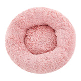 Pet Bed Dog Cat Calming Bed Small 60cm Pink Sleeping Comfy Cave Washable - Pet And Farm 