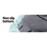 Pet Bed Dog Cat Calming Bed Small 60cm Teal Sleeping Comfy Cave Washable - Pet And Farm 