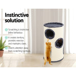 i.Pet Cat Tree 70cm Trees Scratching Post Scratcher Tower Condo House Furniture Wood - Pet And Farm 