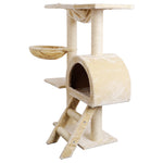 i.Pet Cat Tree Trees Scratching Post Scratcher Condo Tower House Bed Beige 100cm - Pet And Farm 