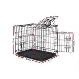 i.Pet 24inch Pet Cage - Black - Pet And Farm 