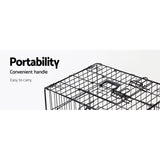 i.Pet 24inch Pet Cage - Black - Pet And Farm 