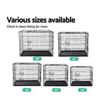 i.Pet 24inch Pet Cage - Black - Pet And Farm 