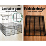 i.Pet 2X24" 8 Panel Pet Dog Playpen Puppy Exercise Cage Enclosure Fence Play Pen - Pet And Farm 