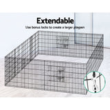 i.Pet 2X36" 8 Panel Pet Dog Playpen Puppy Exercise Cage Enclosure Fence Play Pen - Pet And Farm 