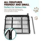 i.Pet 8 Panel Pet Dog Playpen Puppy Exercise Cage Enclosure Fence Play Pen 80x60cm - Pet And Farm 