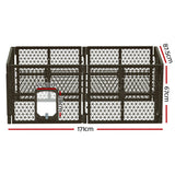 i.Pet Pet Dog Playpen Enclosure 6 Panel Fence Puppy Cage Plastic Play Pen Fold - Pet And Farm 