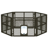 i.Pet Pet Dog Playpen Enclosure 6 Panel Fence Puppy Cage Plastic Play Pen Fold - Pet And Farm 