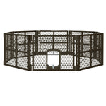 i.Pet Pet Dog Playpen Enclosure 8 Panel Fence Puppy Cage Plastic Play Pen Fold - Pet And Farm 