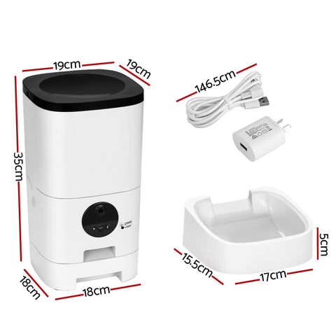 Ultimate 6L Automatic Smart WIFI Camera Pet Feeder For Cat and Dog