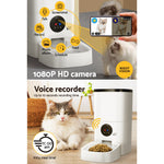 i.Pet Automatic Pet Feeder 6L Auto Camera Dog Cat Smart Video Wifi Food App Hd - Pet And Farm 