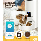 i.Pet Automatic Pet Feeder 9L Auto Wifi Dog Cat Feeder Smart Food App Dispenser - Pet And Farm 