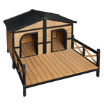 i.Pet Extra Extra Large Wooden Pet Kennel - Pet And Farm 