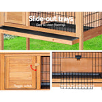 i.Pet 70cm Tall Wooden Pet Coop with Slide out Tray - Pet And Farm 