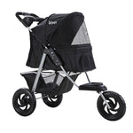 i.Pet Pet Stroller Dog Carrier Foldable Pram Large Black - Pet And Farm 