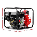 Giantz High Pressure Water Transfer Pump - Red - Pet And Farm 