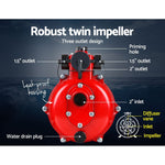 Giantz High Pressure Water Transfer Pump - Red - Pet And Farm 